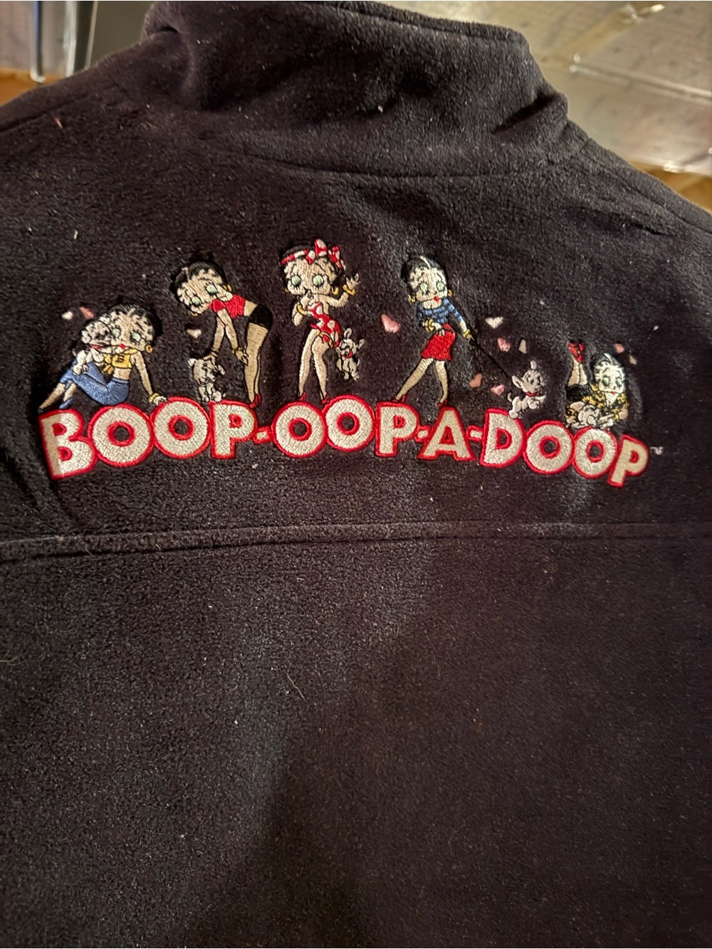Red Fleece Vest -Betty Boop Vintage - Picture 6 of 7